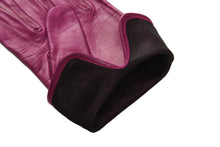 画像をギャラリービューアに読み込む, メンズ手袋◆ナパレザー◆フューシャピンク/CICLAMINO 《シルク》