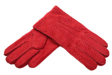 画像をギャラリービューアに読み込む, メンズ手袋◆カピバラ◆レッド/ROSSO《アウトステッチ・カシミヤ》