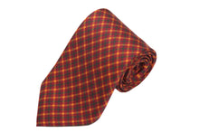 画像をギャラリービューアに読み込む, BLUE LABEL ネクタイ ◇ シルク ◇ レッド×チェック (イエロー・グリーン)