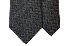 画像をギャラリービューアに読み込む, BLUE LABEL ネクタイ ◇ カシミヤ ◇ グレーxヘリンボーン