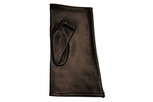 画像をギャラリービューアに読み込む, レディース手袋◇ナパレザーフィンガーレスグローブ◇ブラック/NERO 《シルク》