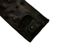 画像をギャラリービューアに読み込む, レディース手袋◆ナパレザードライビンググローブ◆ブラック/NERO《指なしタイプ》