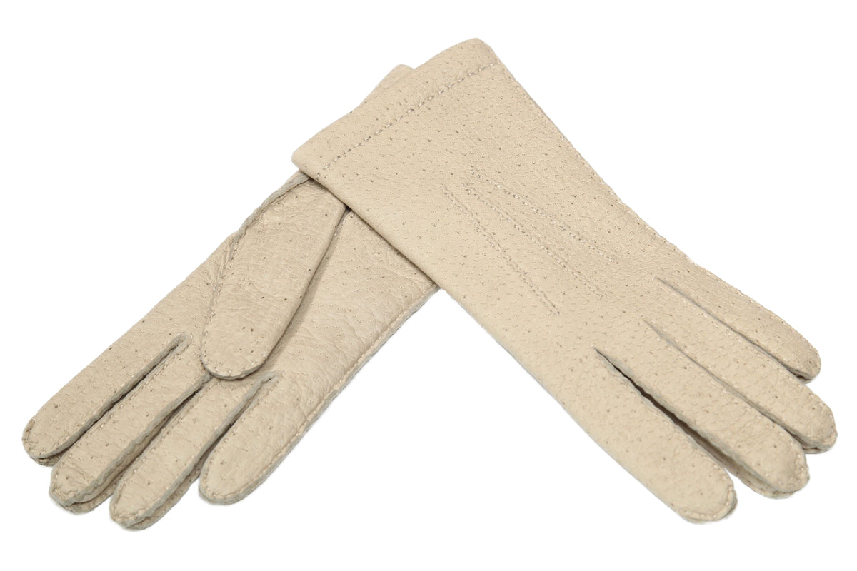 レディース手袋◇ペッカリー◇ベージュ/BEIGE《カシミヤ》 – Merola