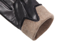 画像をギャラリービューアに読み込む, メンズ手袋◆ナパレザー◆ネイビー/NAVY《カシミヤ》