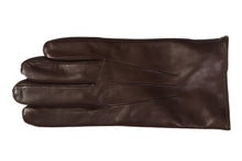 画像をギャラリービューアに読み込む, メンズ手袋◆ナパレザー◆ダークブラウン/MINK《カシミヤ》