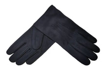 画像をギャラリービューアに読み込む, メンズ手袋◆スウェード◆ネイビー/BLUE《カシミヤ》