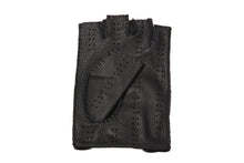 画像をギャラリービューアに読み込む, メンズ手袋◆ディアスキンドライビンググローブ◆ブラック/NERO《指なしタイプ》