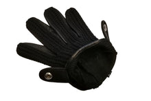 画像をギャラリービューアに読み込む, メンズ手袋◆ナパレザー/ニットドライビンググローブ◆ ブラック×ブラック/ NEROxNERO 【インステッチ】