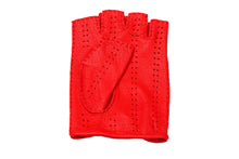 画像をギャラリービューアに読み込む, メンズ手袋◆ディアスキンドライビンググローブ◆レッド/ROSSO《指なしタイプ》