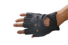 画像をギャラリービューアに読み込む, メンズ手袋◆ディアスキンドライビンググローブ◆クリーム/CREAM《指なしタイプ》