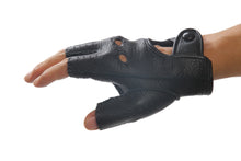 画像をギャラリービューアに読み込む, メンズ手袋◆ディアスキンドライビンググローブ◆ブラウン/TAN《指なしタイプ》