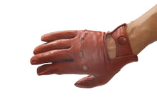 画像をギャラリービューアに読み込む, 【ラスト1点! 】メンズ手袋◆ナパレザードライビンググローブ◆オレンジ/MANDARINE《パンチングタイプ》