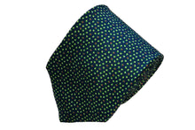画像をギャラリービューアに読み込む, MILANO SERIES ネクタイ◆ ネイビー×アート系ドット《セッテピエゲ》