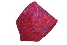 画像をギャラリービューアに読み込む, MILANO SERIES ネクタイ◆ レッド×アート系ドット《セッテピエゲ》