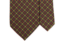 画像をギャラリービューアに読み込む, BLUE LABEL ネクタイ ◇ シルク ◇ グリーン×チェック (レッド・イエロー)