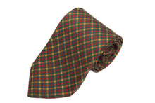 画像をギャラリービューアに読み込む, BLUE LABEL ネクタイ ◇ シルク ◇ グリーン×チェック (レッド・イエロー)