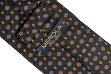 画像をギャラリービューアに読み込む, BLUE LABEL ネクタイ ◇ シルク ◇ 小紋 (ネイビー・ブラウン)