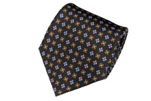 画像をギャラリービューアに読み込む, BLUE LABEL ネクタイ ◇ シルク ◇ ネイビー × 花柄