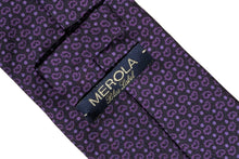 画像をギャラリービューアに読み込む, BLUE LABEL ネクタイ ◇ シルク ◇ ペイズリー柄 × ダークパープル