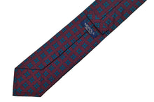画像をギャラリービューアに読み込む, BLUE LABEL ネクタイ ◇ シルク ◇ ボルドー(ちりめん模様)×小紋(グリーン)