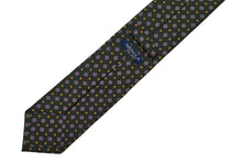 画像をギャラリービューアに読み込む, BLUE LABEL ネクタイ ◇ シルク ◇ グリーン×花小紋(スカイブルー・イエロー)