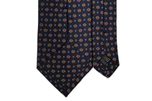画像をギャラリービューアに読み込む, BLUE LABEL ネクタイ ◇ シルク ◇ ネイビー×ペイズリー調花小紋