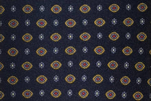 画像をギャラリービューアに読み込む, BLUE LABEL ネクタイ ◇ シルク ◇ ネイビー×ペイズリー調花小紋