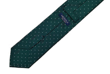 画像をギャラリービューアに読み込む, BLUE LABEL ネクタイ ◇ シルク ◇ グリーン×ドット(ホワイト)