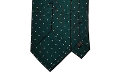 画像をギャラリービューアに読み込む, BLUE LABEL ネクタイ ◇ シルク ◇ グリーン×ドット(ホワイト)