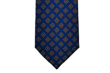 画像をギャラリービューアに読み込む, BLUE LABEL ネクタイ ◇ シルク ◇ ブルー×小紋(額縁風)