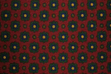 画像をギャラリービューアに読み込む, BLUE LABEL ネクタイ ◇ シルク ◇ バーガンディ×小紋(レトロ)(グリーン)