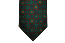 画像をギャラリービューアに読み込む, BLUE LABEL ネクタイ ◇ シルク ◇ ブラウン×小紋(大)(グリーン)