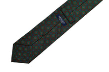 画像をギャラリービューアに読み込む, BLUE LABEL ネクタイ ◇ シルク ◇ ブラウン×小紋(大)(グリーン)