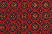 画像をギャラリービューアに読み込む, 【ラスト1点!】BLUE LABEL ネクタイ ◇ シルク ◇ レッド×大ドット・ダイヤ(グリーン)