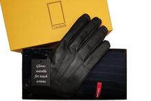 画像をギャラリービューアに読み込む, 【男性用ギフトセット】タッチスクリーン対応グローブ (ナパレザー) ×ストライプマフラー