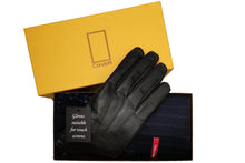 画像をギャラリービューアに読み込む, 【男性用ギフトセット】タッチスクリーン対応グローブ (ナパレザー) ×ストライプマフラー