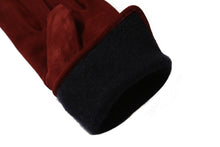 画像をギャラリービューアに読み込む, 【ラスト1点!】レディース手袋◇スウェード◇ルビー/RUBINO《カシミヤ》【サイズ7.5(L)】