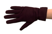 画像をギャラリービューアに読み込む, メローラ レディース手袋◇スウェード◇ダークブラウン/MORO《ライン無しデザイン ・ カシミア》