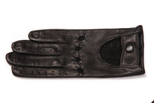 画像をギャラリービューアに読み込む, レディース手袋◇ナパレザードライビンググローブ◇ブラック/NERO《パンチングタイプ》