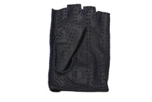 画像をギャラリービューアに読み込む, レディース手袋◇ディアスキンドライビンググローブ◇ネイビー/BLUE《指なしタイプ》