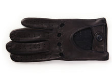 画像をギャラリービューアに読み込む, レディース手袋◇ナパレザードライビンググローブ◇ネイビー/BLUE《パンチングタイプ》