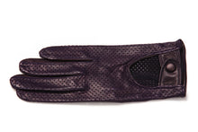 画像をギャラリービューアに読み込む, 【ラスト1点!】レディース手袋◇ナパレザードライビンググローブ◇パープル/MELANZANA《メッシュタイプ》