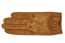 画像をギャラリービューアに読み込む, レディース手袋◇ナパレザー ドライビンググローブ◇イエローブラウン/OLD GOLD《パンチングタイプ》