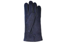 画像をギャラリービューアに読み込む, メンズ手袋◆カピバラ◆ブルー/BLUE《アウトステッチ・カシミヤ》