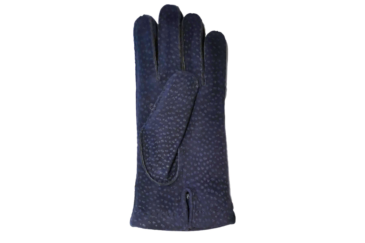 美品☆アルポ☆手袋☆ブルー☆カピバラレザー☆カシミヤ☆ 【公式通販】