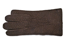 画像をギャラリービューアに読み込む, メンズ手袋◆カピバラ◆ダークブラウン/MORO《アウトステッチ・カシミヤ》