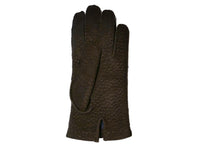 画像をギャラリービューアに読み込む, メンズ手袋◆カピバラ◆ダークブラウン/MORO《アウトステッチ・カシミヤ》