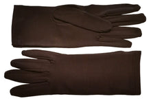 画像をギャラリービューアに読み込む, コットン手袋 ◆ FREE SIZE ◆ ダークブラウン/DK BROWN《タッチスクリーン対応》