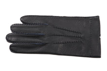 画像をギャラリービューアに読み込む, メンズ手袋◆ディアスキン◆ネイビー/BLUE《ノーライニング》