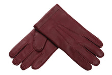画像をギャラリービューアに読み込む, 【ラスト1点!】メンズ手袋◆ディアスキン◆ボルドー/BORDEAUX《カシミヤ》
